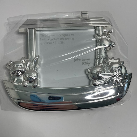 NIB John Lewis “For Baby” Noah’s Ark Free Standing Frame for (3x3 Photo) - Picture 2 of 8